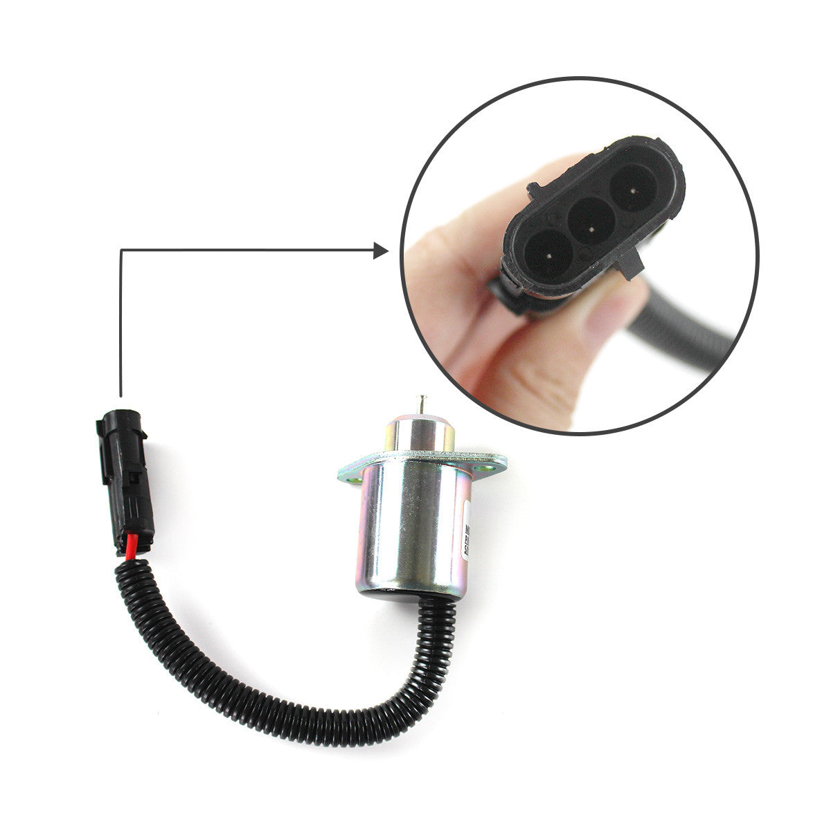 2848A279 2848A271 2848A275 SA-4934-12 12V Stop Solenoid for Perkins 700 Series Engine Generator - Sinocmp