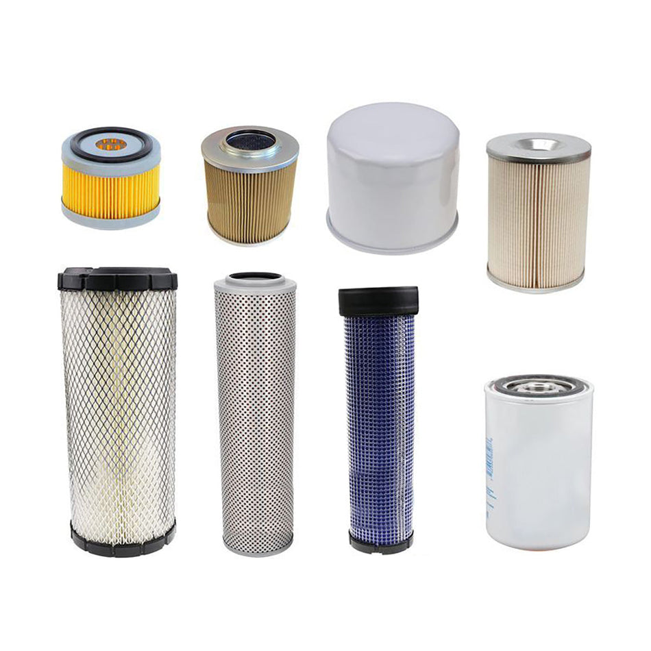 3000 Hour Maintenance Filter Kit 7324357 7324358 for Bobcat Excavator E63 - Sinocmp