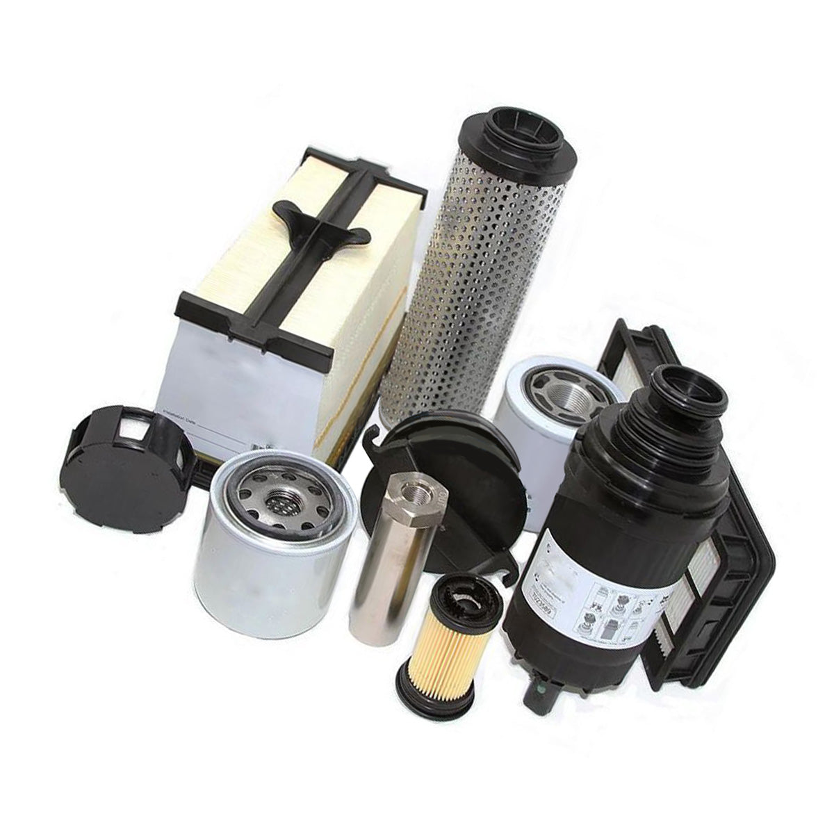 3000 Hour Maintenance Spin-On Filter Kit 7295427 for Bobcat All-Wheel Steer Loader A770 T4 - Sinocmp