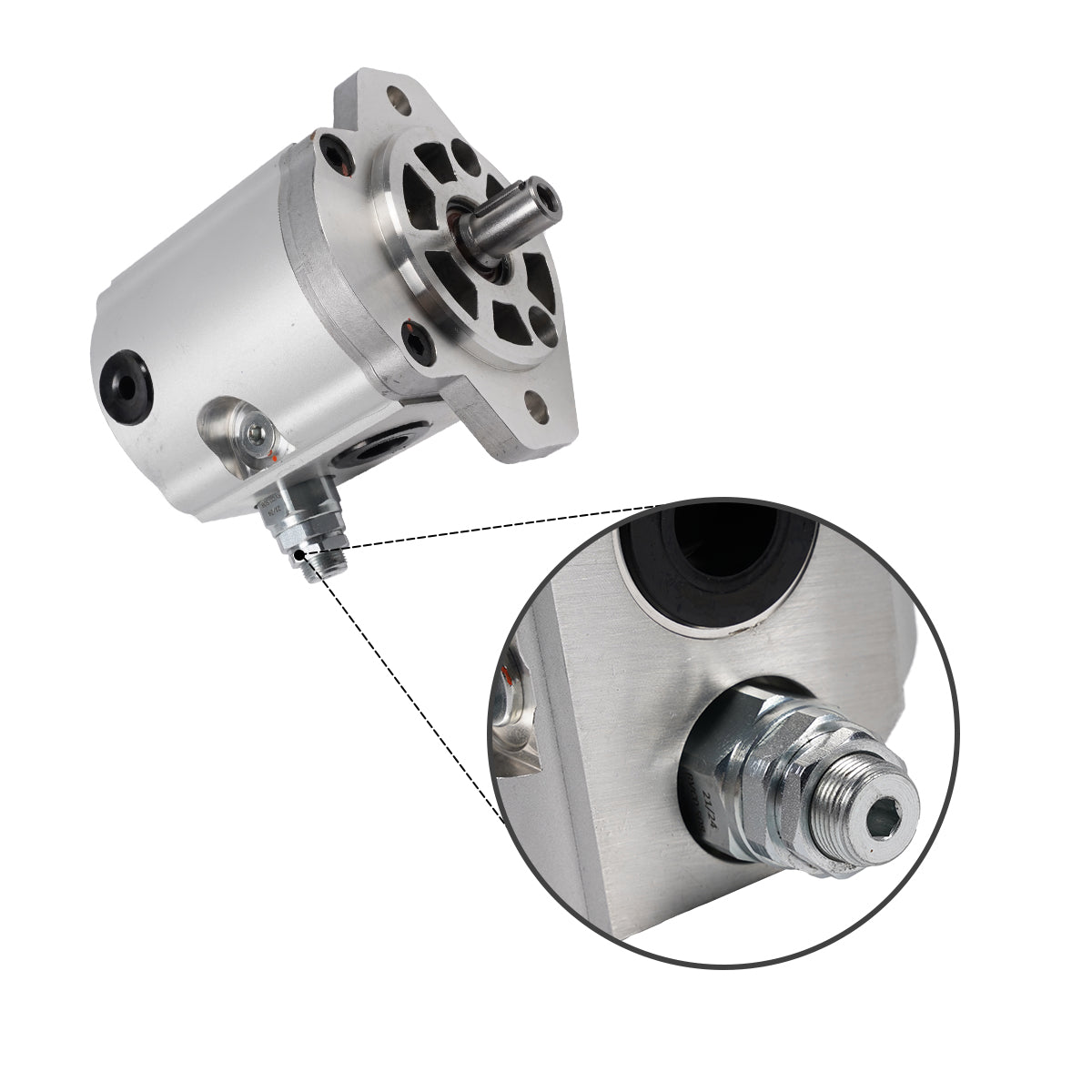 307-3036 Hydraulic Fan Motor for Caterpillar CAT Skid Steer Loader 216B 226B 232B 236B - Sinocmp