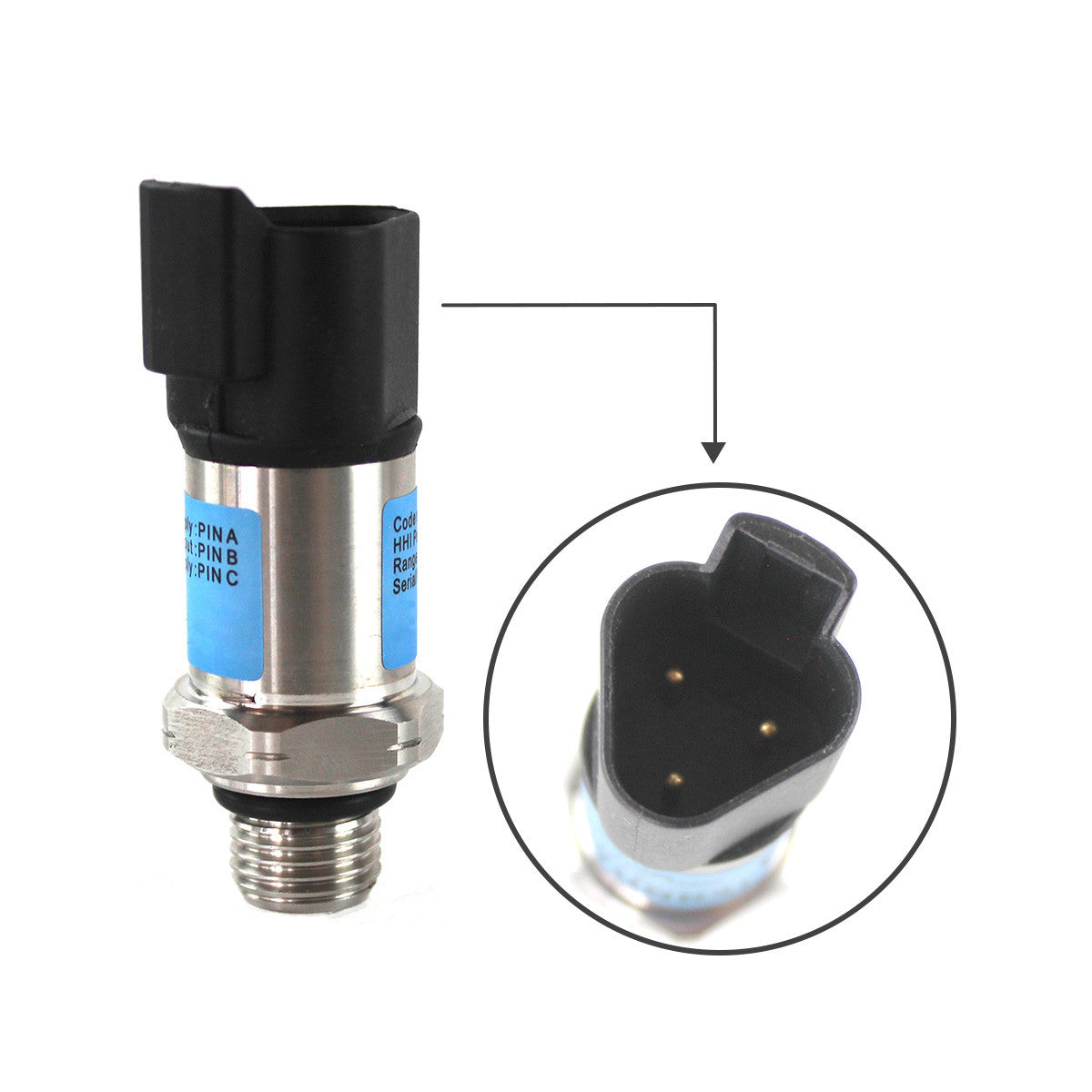 31Q4-40610 Pressure Sensor for Hyundai R290LC-9 R300LC-9 100 - Sinocmp