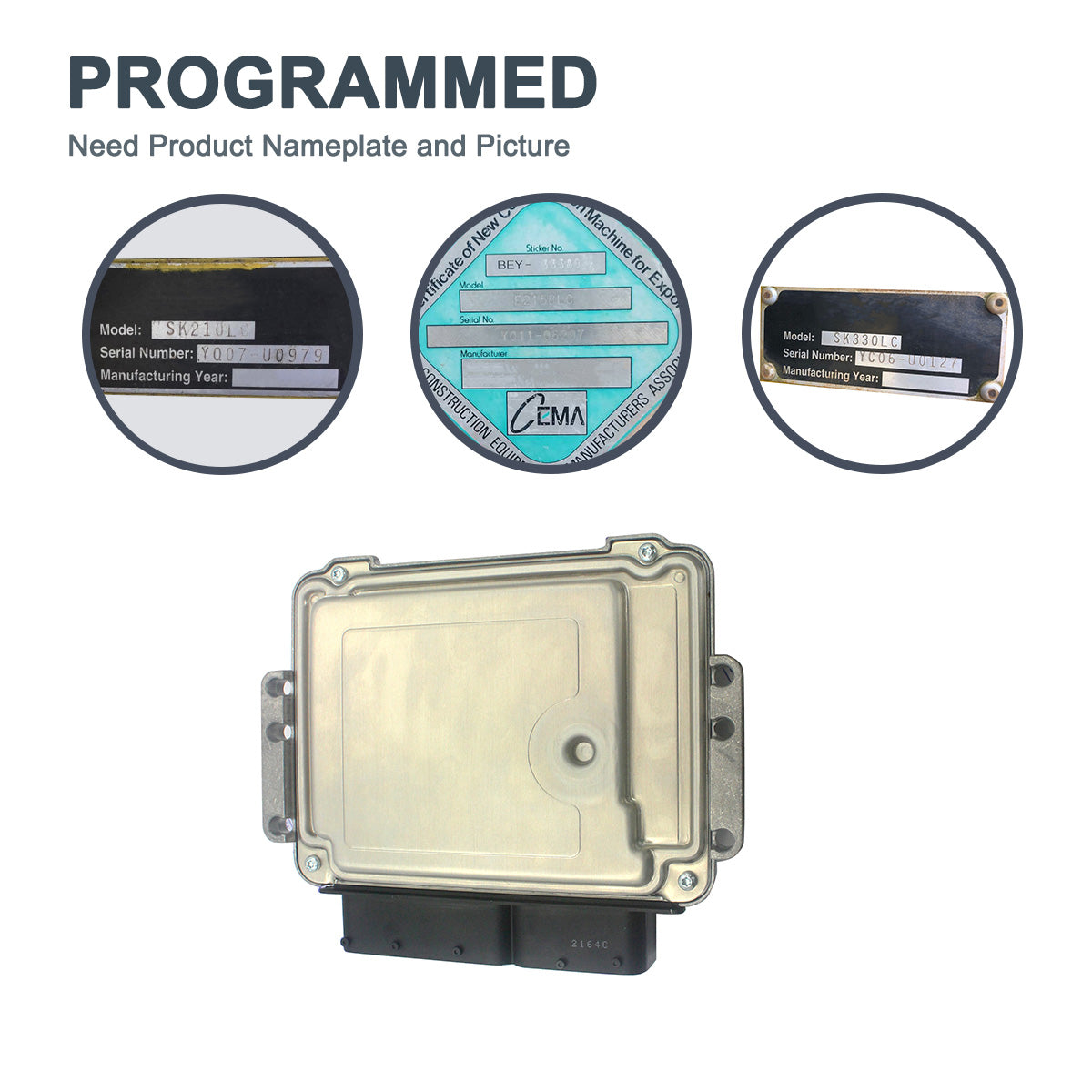 32G87-49340 Engine Controller for Kobelco SK140-8 - Sinocmp
