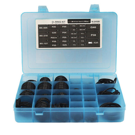 376PCS O-Ring Box for Volvo EC140 EC210 EC460 Excavator - Sinocmp