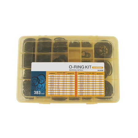 383PCS O-Ring Box Seal Kit for Hitachi EX100 EX200 EX300 Excavator - Sinocmp