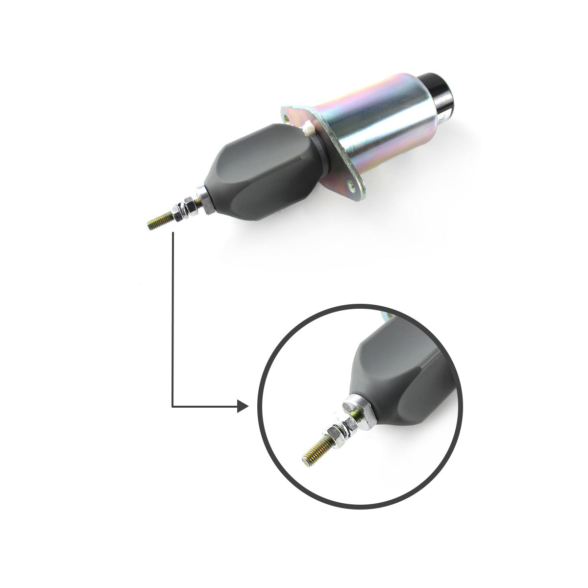 3906776 SA-3152-24 Fuel Shutdown Solenoid Valve for Cummins 4BT 6C Engine - Sinocmp