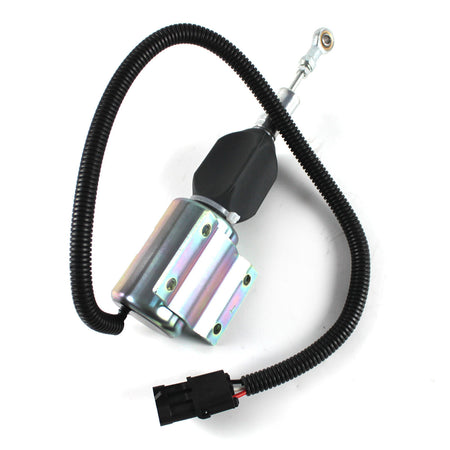 3930236 SA-4348-24 Fuel Shutoff Solenoid Valve 24V for Cummins 6C 8.3 Engine - Sinocmp