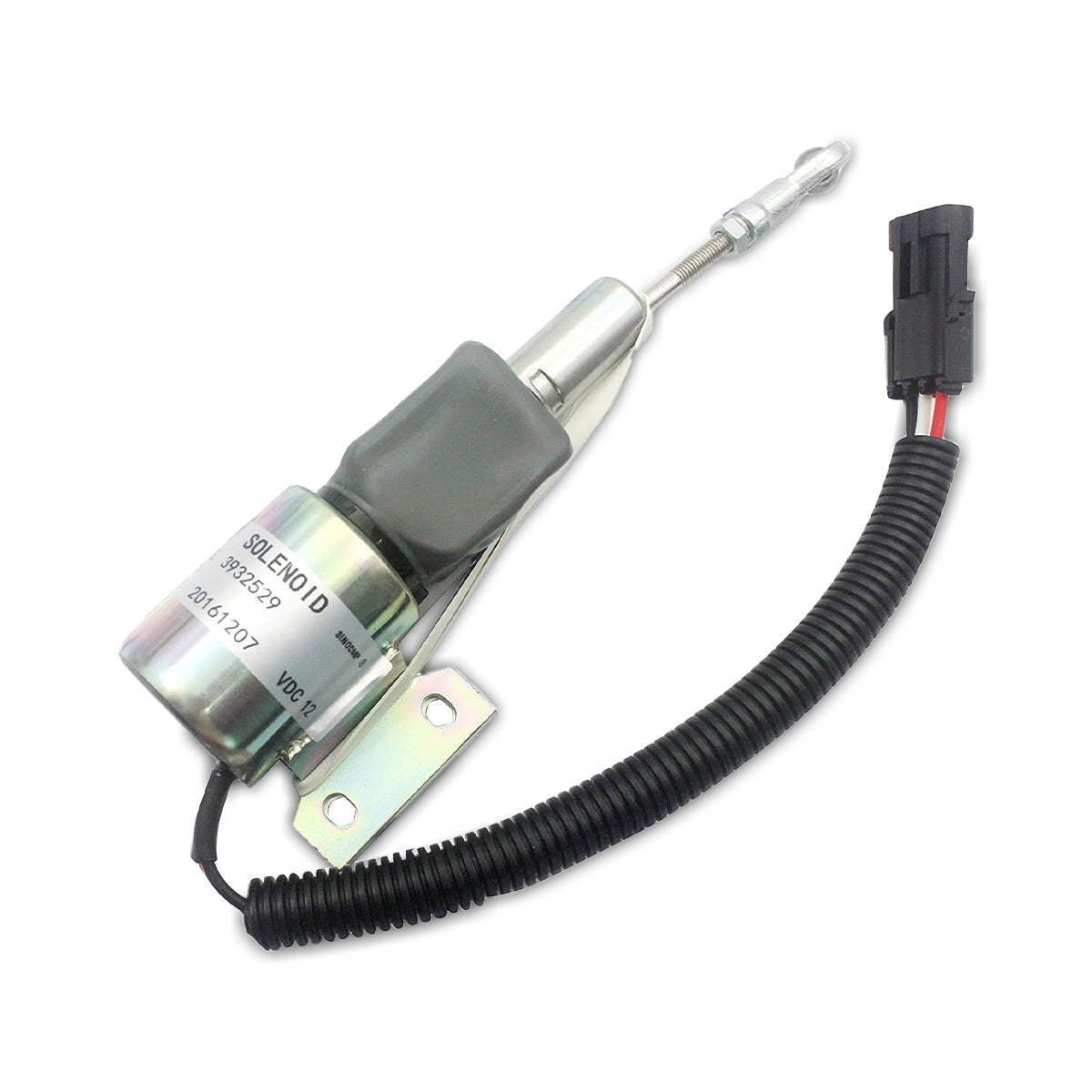 3932529 SA-4756-12 12V Stop Shut Off Solenoid Valve for Cummins 4BT/6BT Engine - Sinocmp