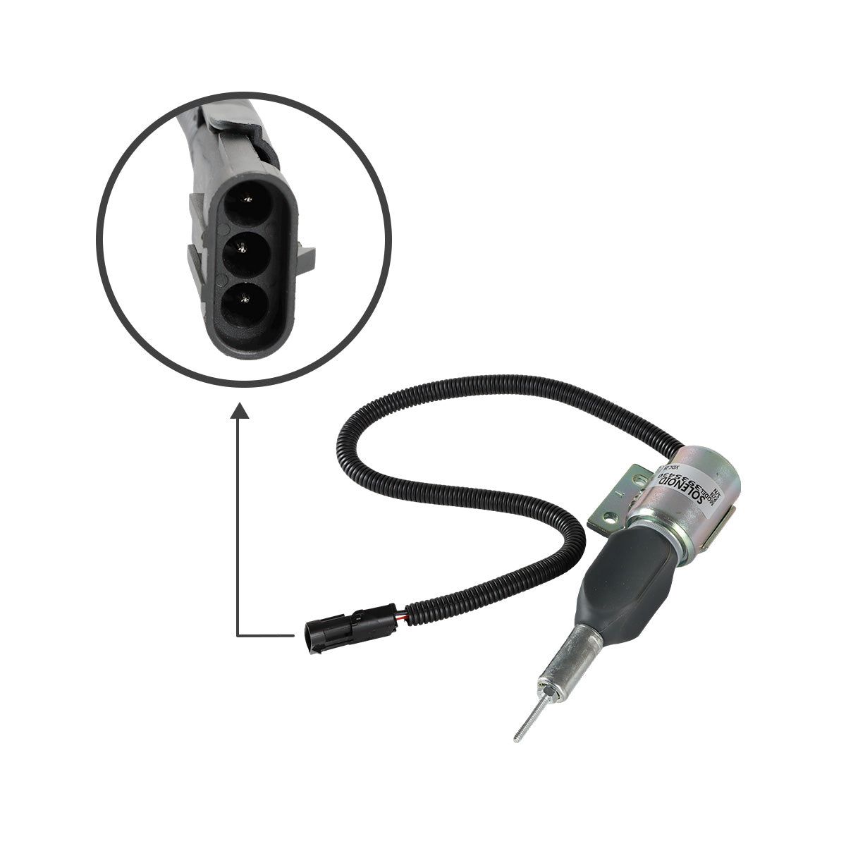 3935430 SA-4755-24 Stop Solenoid Valve for Cummins 6BT 5.9L Engine - Sinocmp