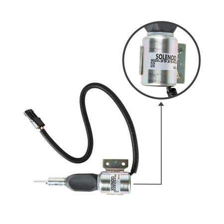3935430 SA-4755-24 Stop Solenoid Valve for Cummins 6BT 5.9L Engine - Sinocmp