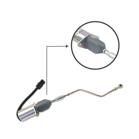 3935457 SA-4762-24 24V Fuel Shutoff Solenoid Valve for Cummins 4BT 6BT 5.9L 8.3L - Sinocmp