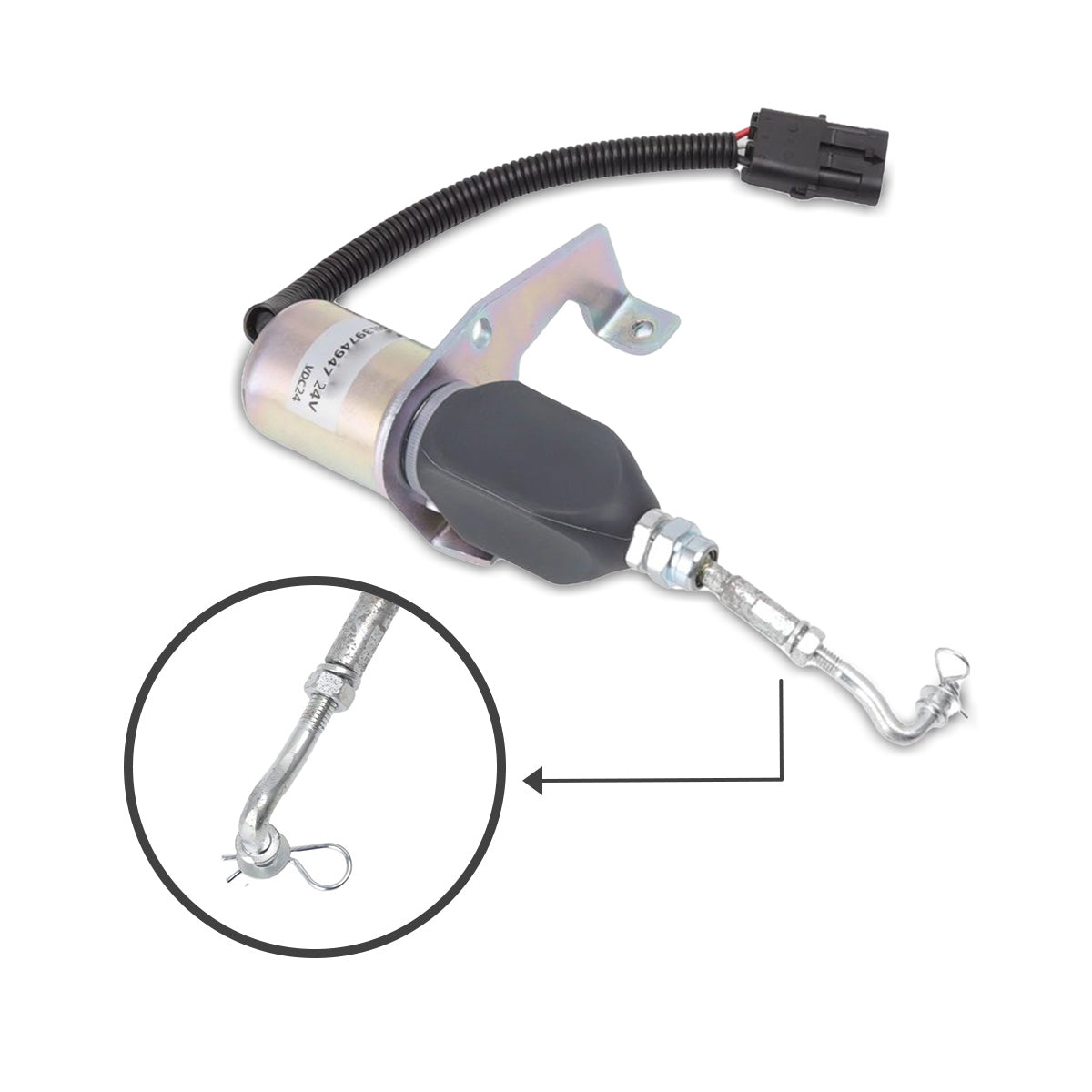 3974947 SD-008A2 D59-105-06 Fuel Flameout Solenoid Valve for Cummins 6BT Engine - Sinocmp