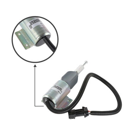 3990771 SA-4931-24 Fuel Flameout Solenoid Valve for Cummins Engine - Sinocmp