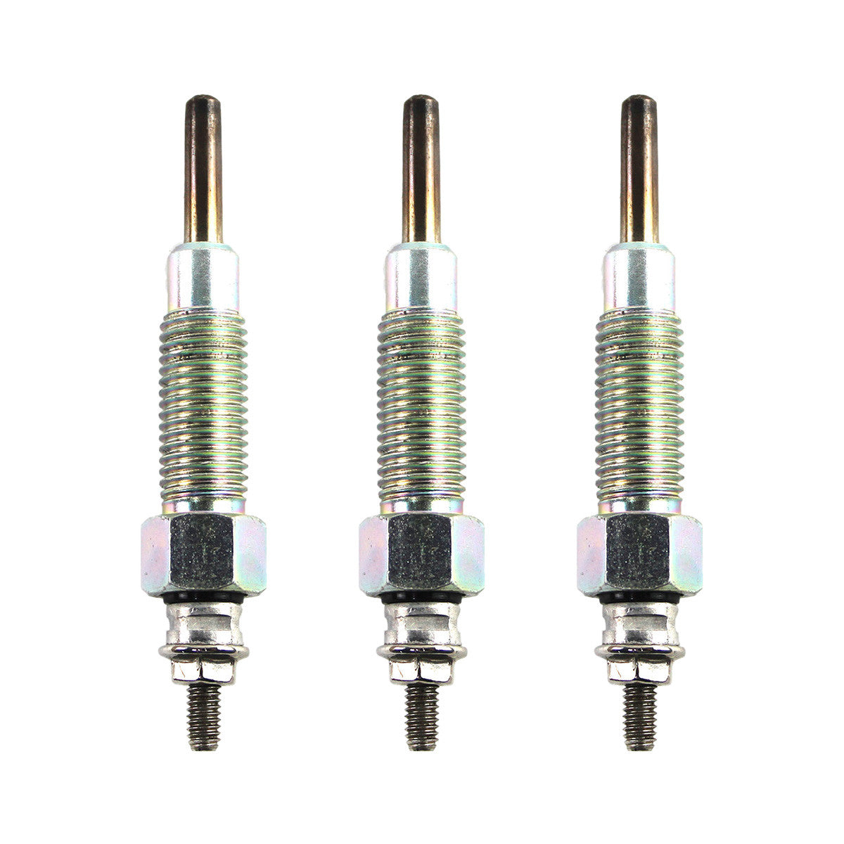 3PCS 3LB1 3LD1 Glow Plugs 8-97106549-4 for Isuzu Engine Hitachi JCB Excavator Generator - Sinocmp