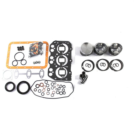 3T72 Engine Rebuild Kit for Yanmar YM169 YM180 YM186 Tractors - Sinocmp