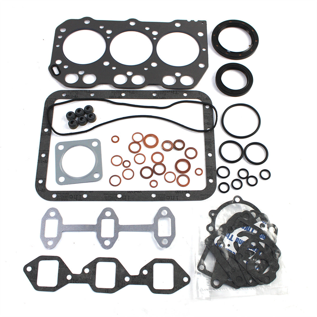 3T72SB 3T72SA-B 3T72H-N 3T72 Engine Gasket Kit for Yanmar YM169 YM1401 Tractor - Sinocmp