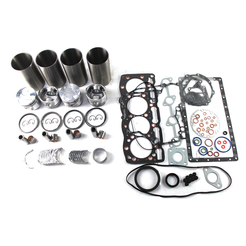 4 Cylinder Overhaul Rebuild Kit for Kubota V1505 V1505T V1505D Engine - Sinocmp