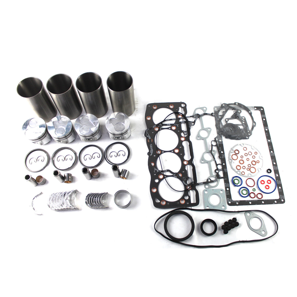 4 Cylinder Overhaul Rebuild Kit for Kubota V1505 V1505T V1505D Engine