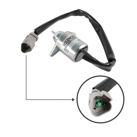 41-6383 1503ES-12S5SUC11S 12V Stop Solenoid for Yanmar Engine - Sinocmp