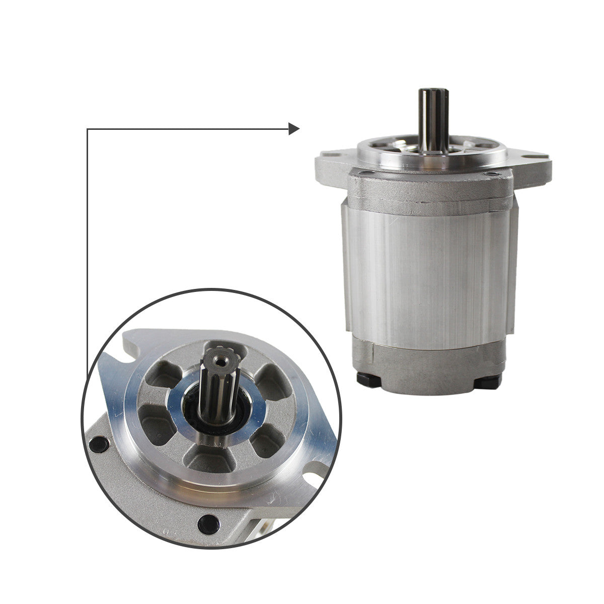 4181700 Gear Pump for Hitachi Excavator EX300-3 EX300LC-3 - Sinocmp