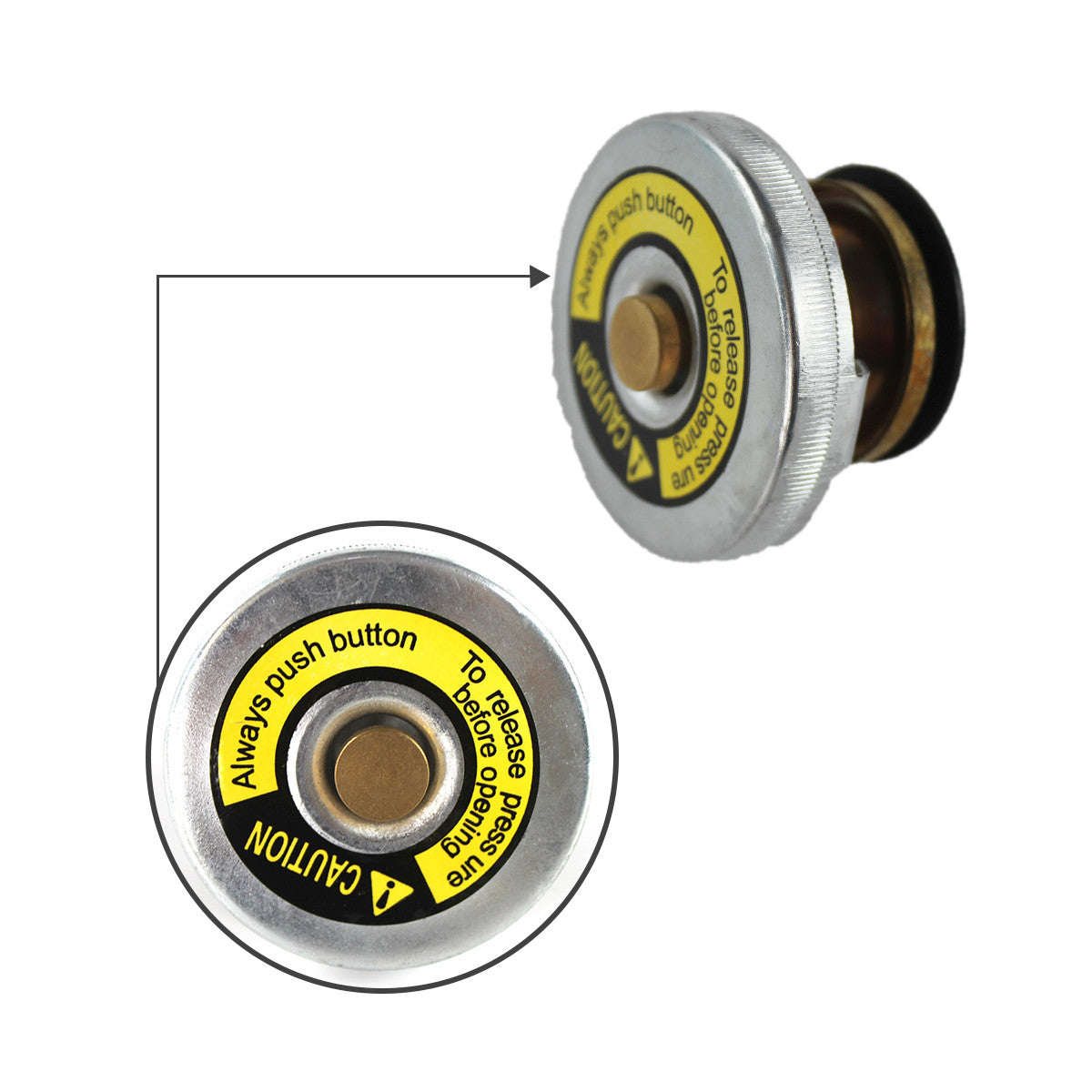 4294701 Hydraulic Pressure Oil Tank Cap for Hitachi EX100-3 EX200-2 EX200-3 - Sinocmp