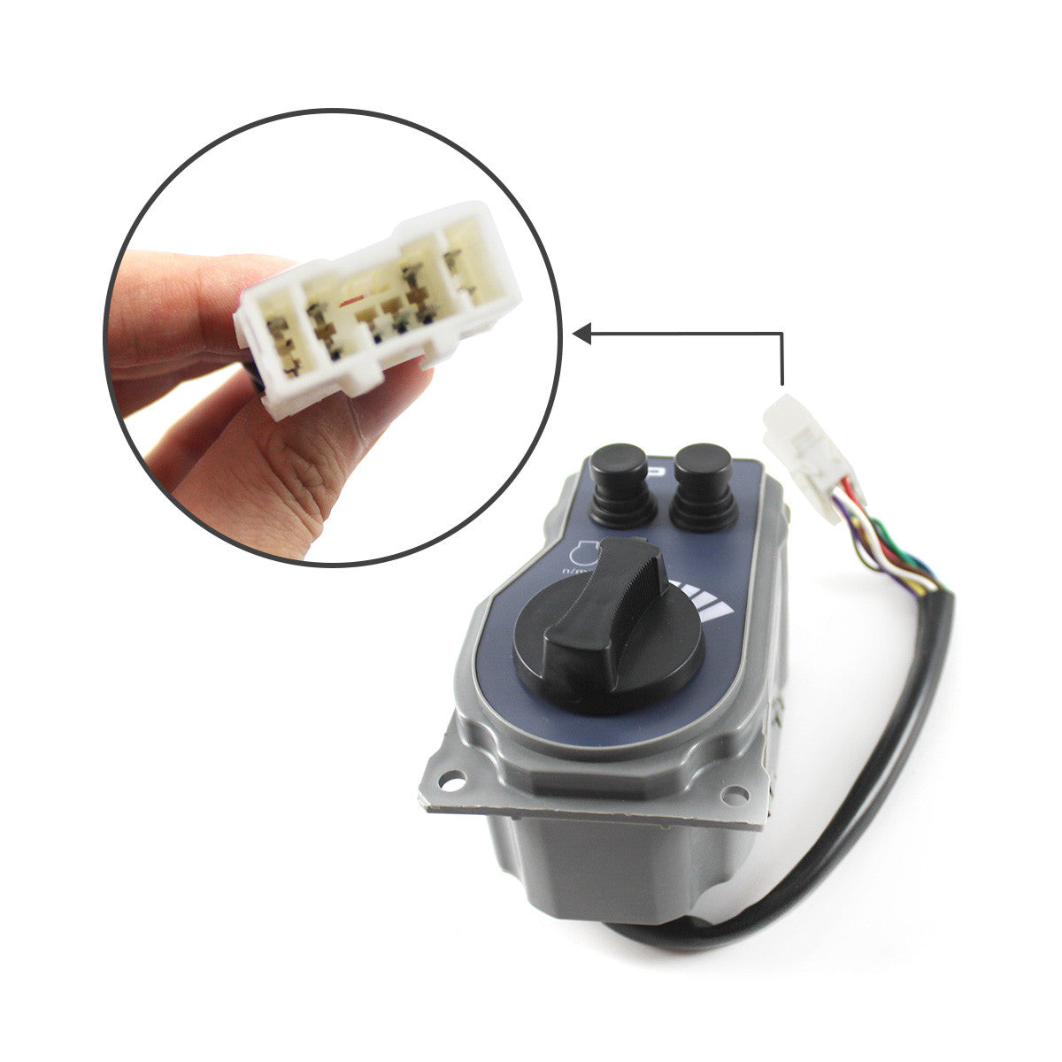 4341545 Throttle Knob for Hitachi EX200-5 EX120-5 Excavator - Sinocmp