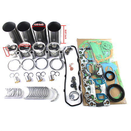 4BD2 4BD2T Engine Rebuild Kit for Isuzu NPR NQR GMC Chevy W-series Truck - Sinocmp