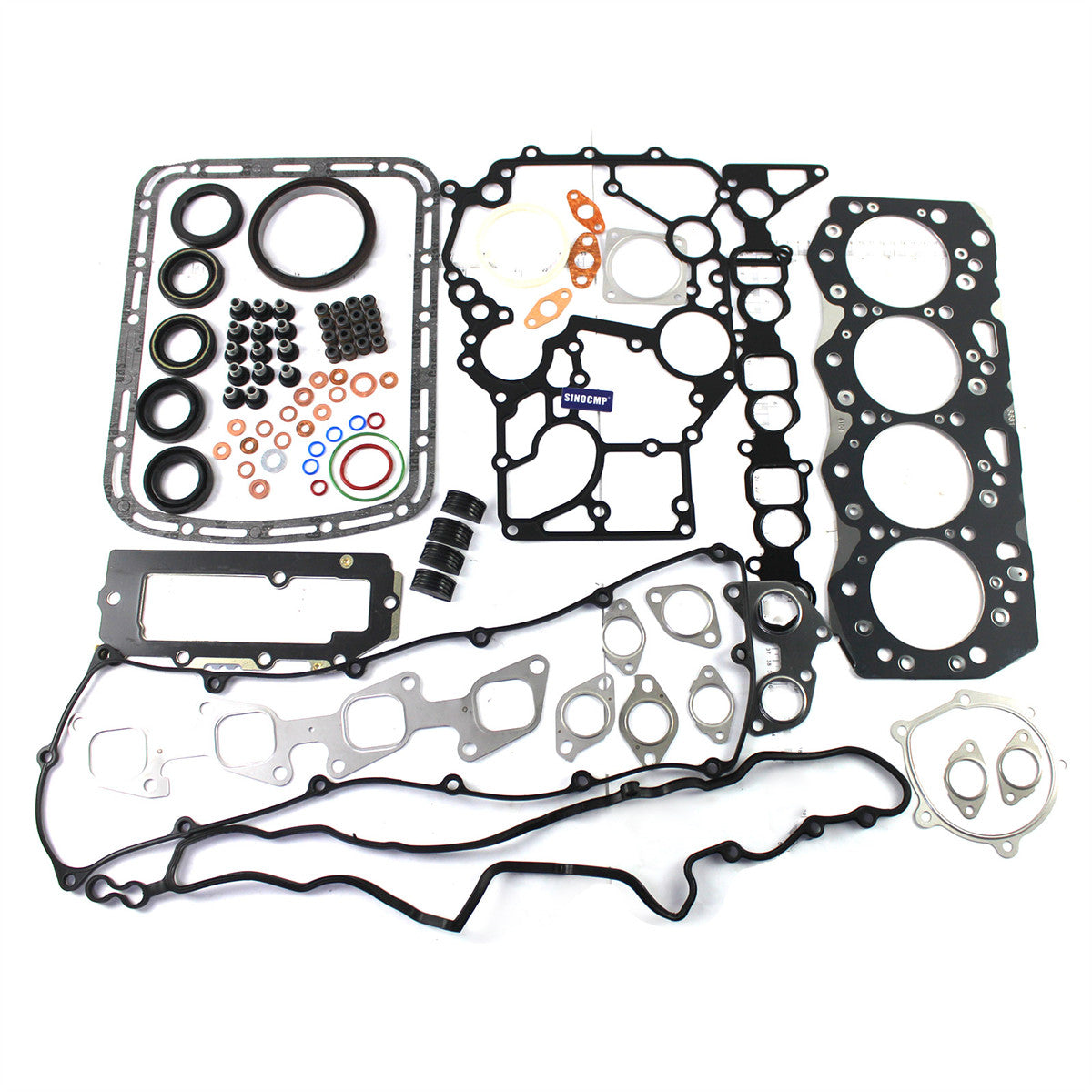 4JJ1 Engine Overhaul Gasket Kit for Isuzu NPR NQR NHR NKR ELF Truck TFS Pickup - Sinocmp