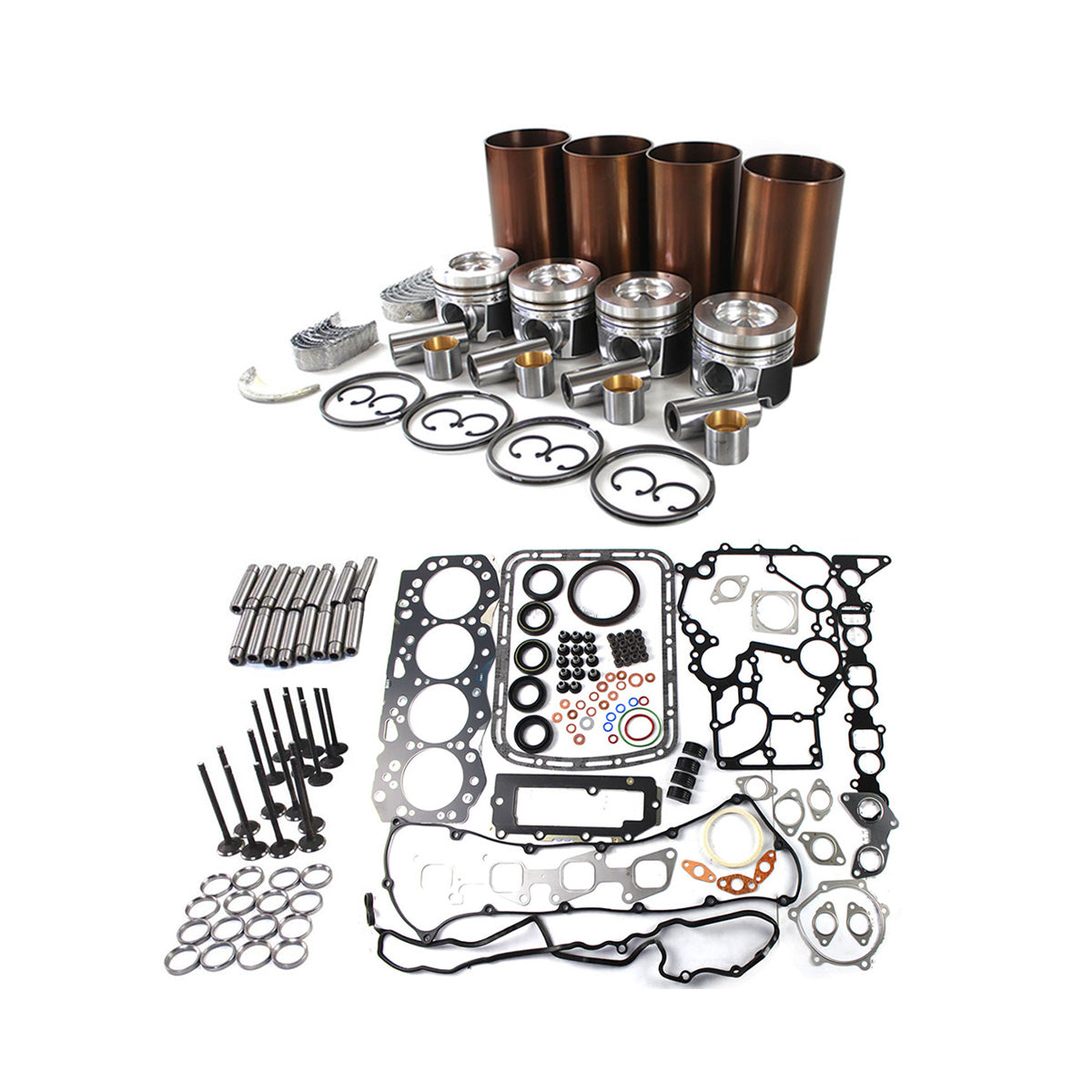 4JJ1 Engine Rebuild Kit for Isuzu NQR NKR NPR ELF NHR Truck Parts - Sinocmp
