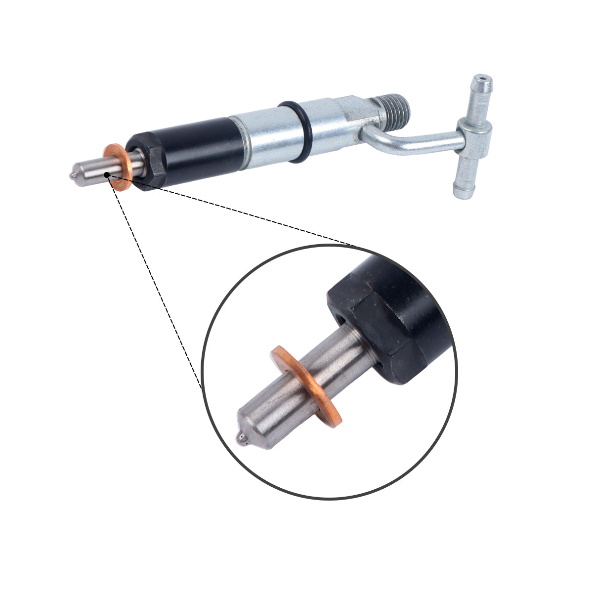 4PCS Fuel Injector 216-5478 for Caterpillar CAT 236B 246C 252B 256C 262C 267B - Detail