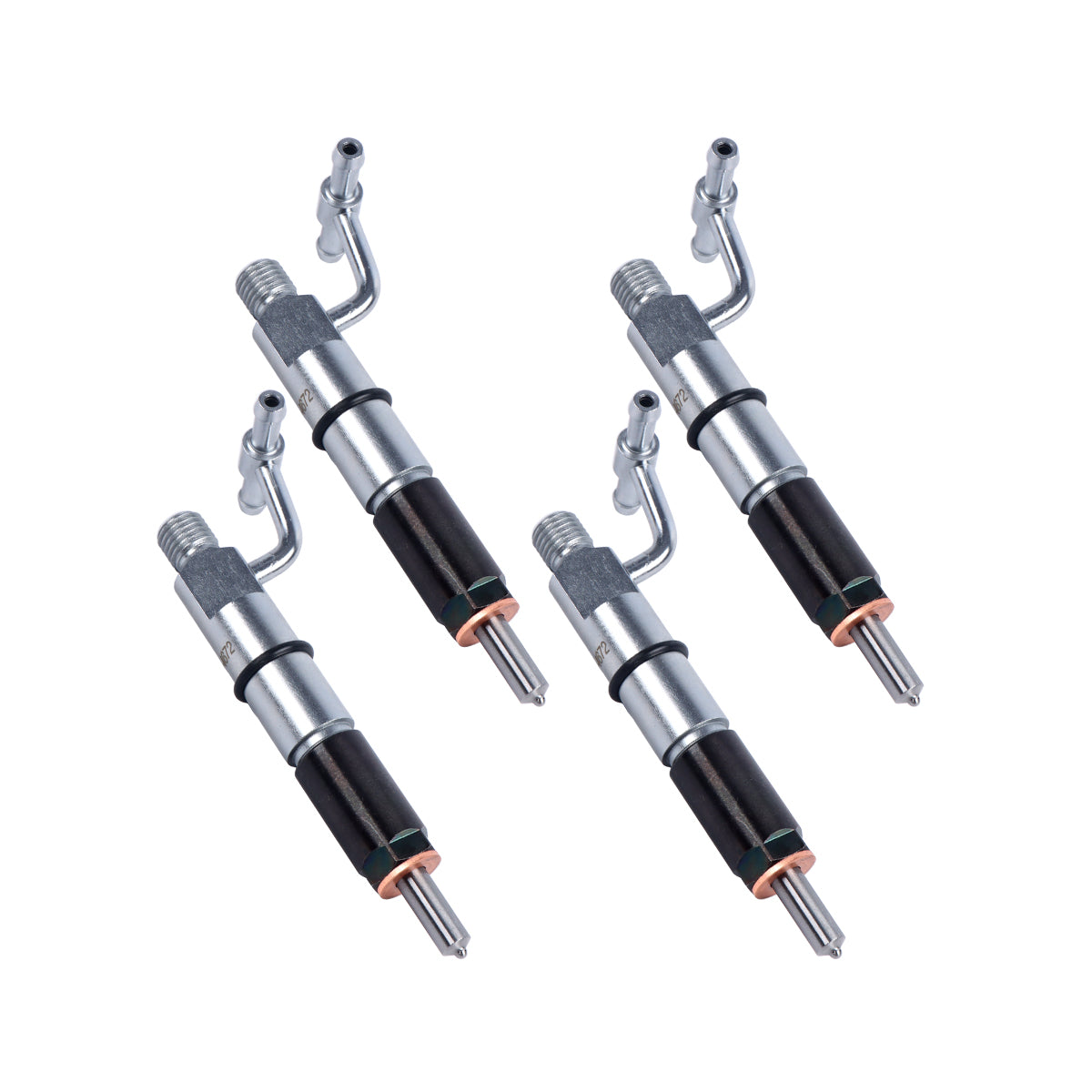 4PCS Fuel Injector 3154672 for Caterpillar CAT 279C 259B3 279C2 Engine