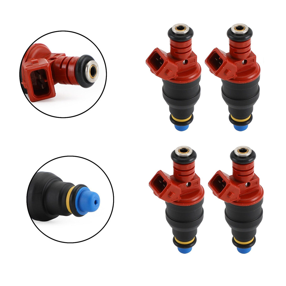 4PCS Fuel Injector Bosch 0280150431 for Saab 9-3 900 9000 2.0L 2.3L I4 - SINOCMP