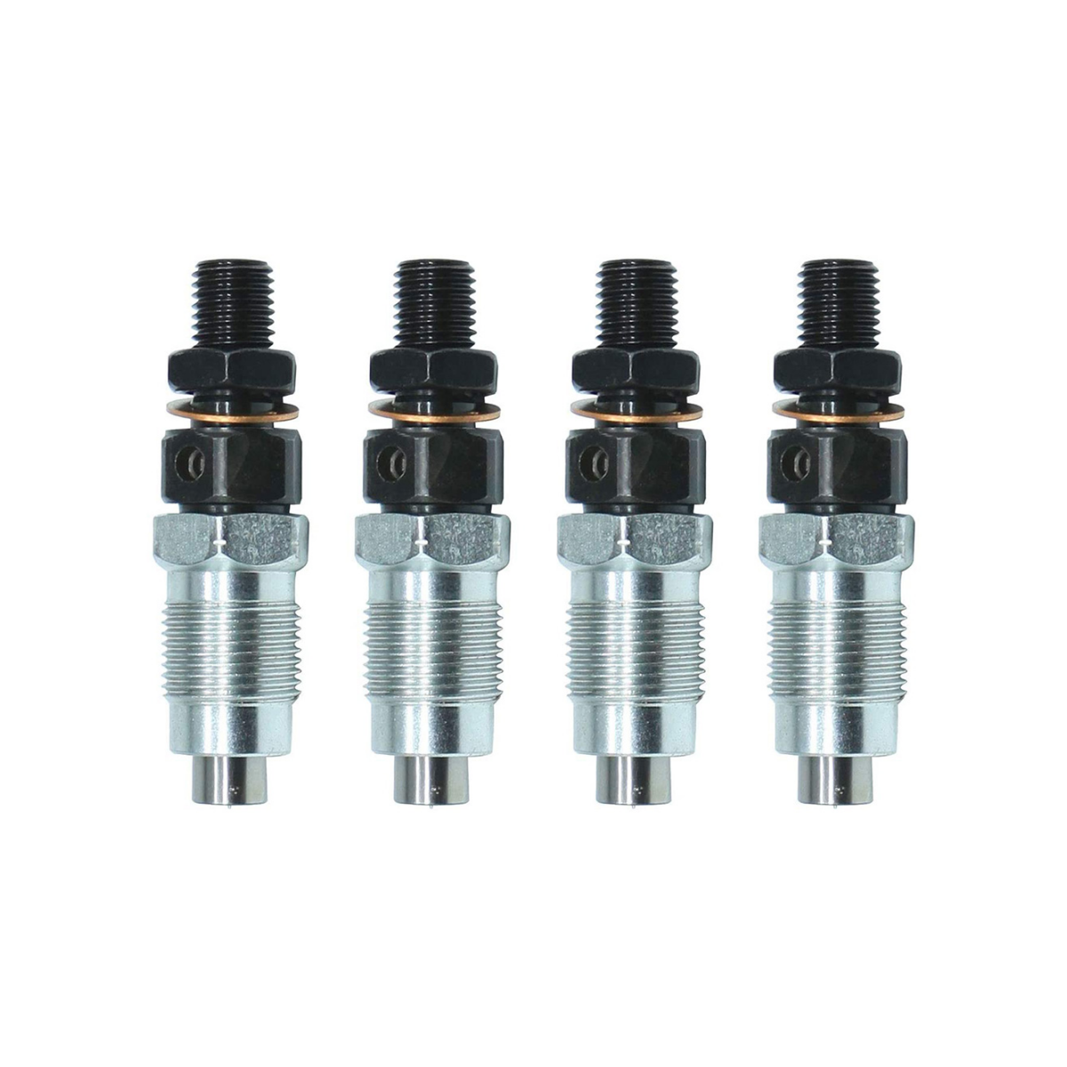 4PCS Fuel Injectors 6672405 for Bobcat Kubota V1505 V1505T Engine - Sinocmp