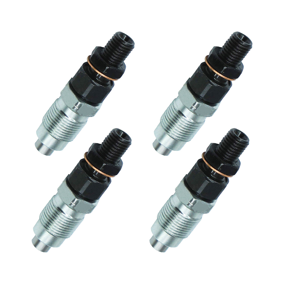 4PCS Fuel Injectors 6672405 for Bobcat Kubota V1505 V1505T Engine - Sinocmp