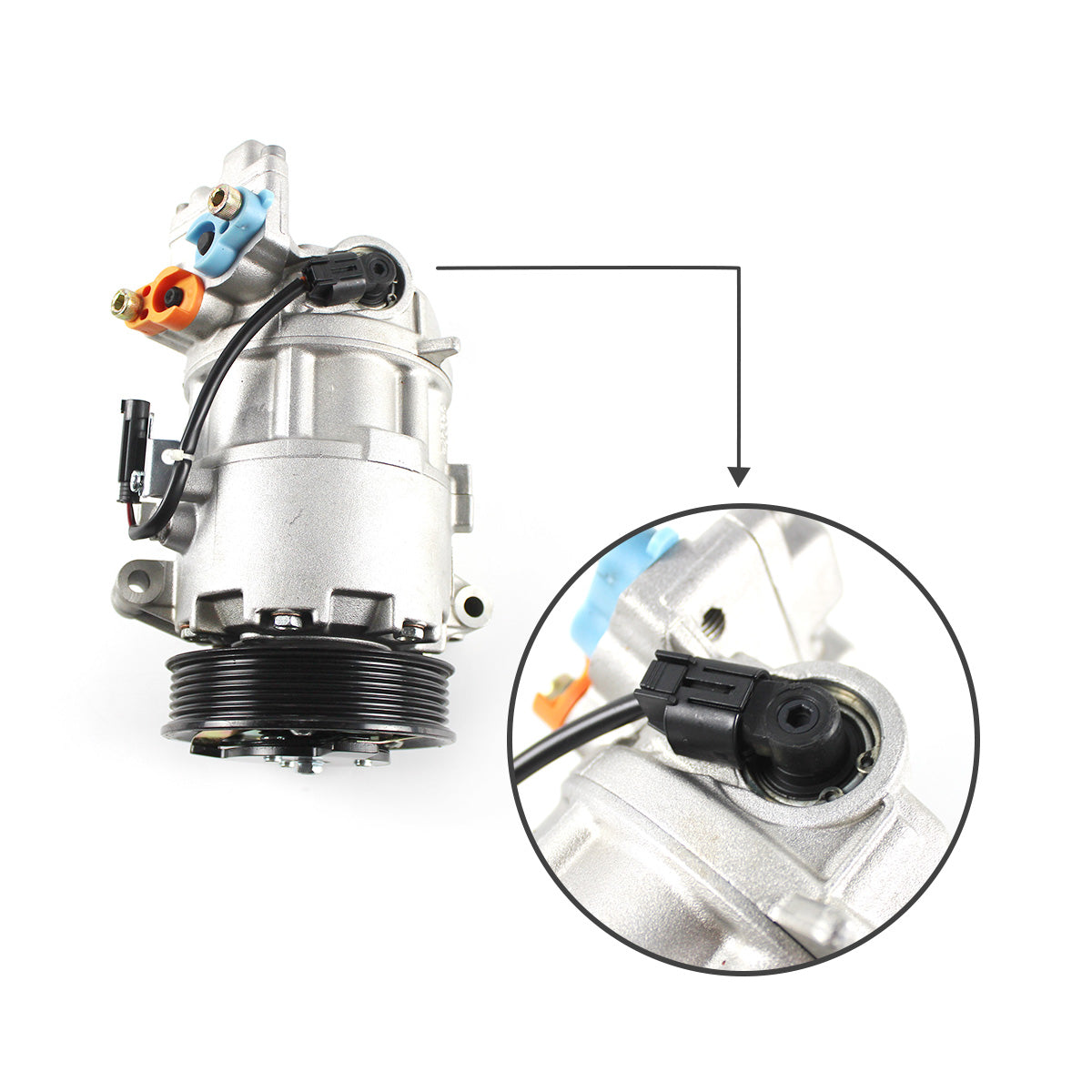 4PK 12V CSE613 64529182793 64509156821 Air Conditioning Compressor for BMW E90 - Sinocmp