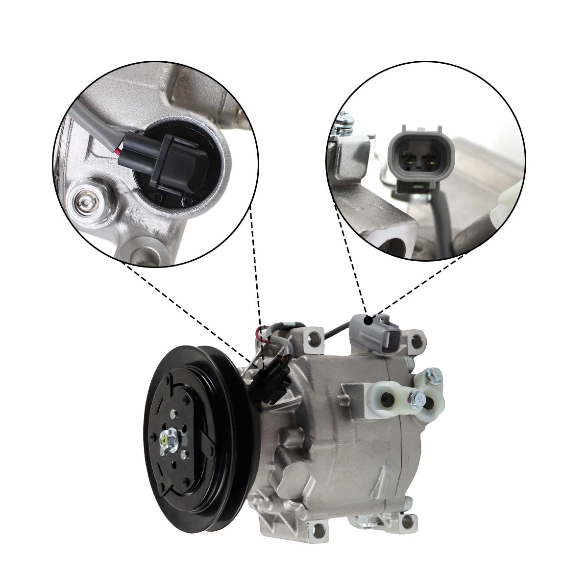 4PK A/C Compressor 88310-52550 88310-52492 447260-1780 for Toyota