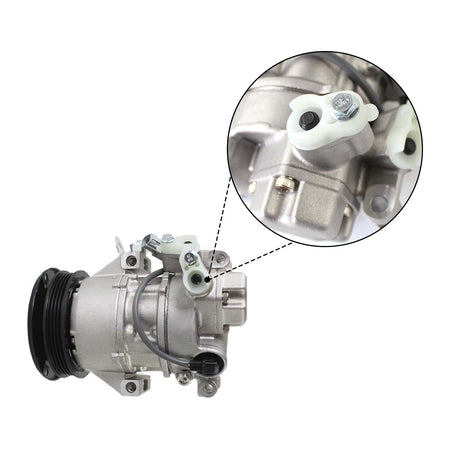 4PK A/C Compressor 88310-52550 88310-52492 447260-1780 for Toyota Yaris 1.3