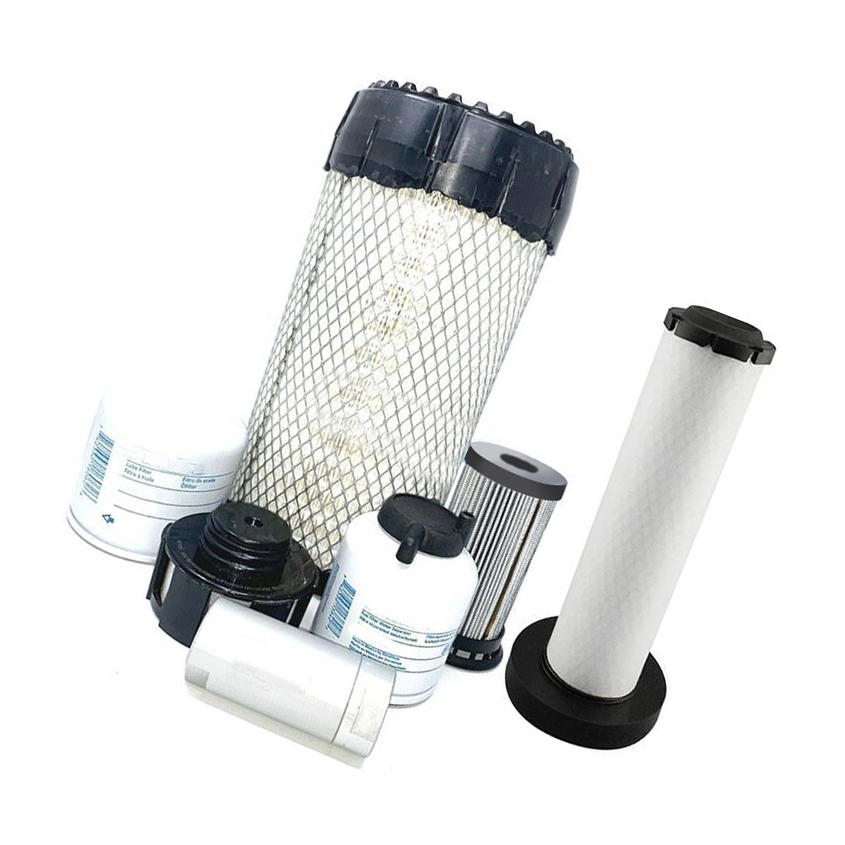 500/1500 Hour Maintenance Canister Filter Kit 7343848 for Bobcat Loader A300 - Sinocmp