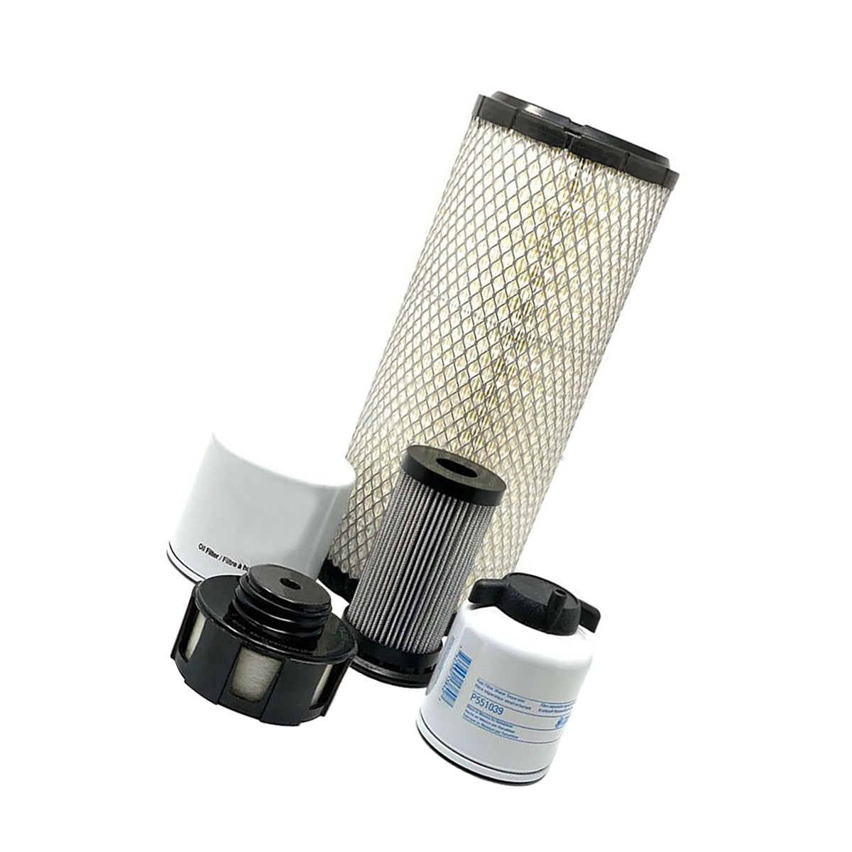 500 Hour Maintenance Canister Filter Kit 7295461 for Bobcat Loader S550iT4 S570iT4 S590iT4 T550iT4 T590iT4 - Sinocmp