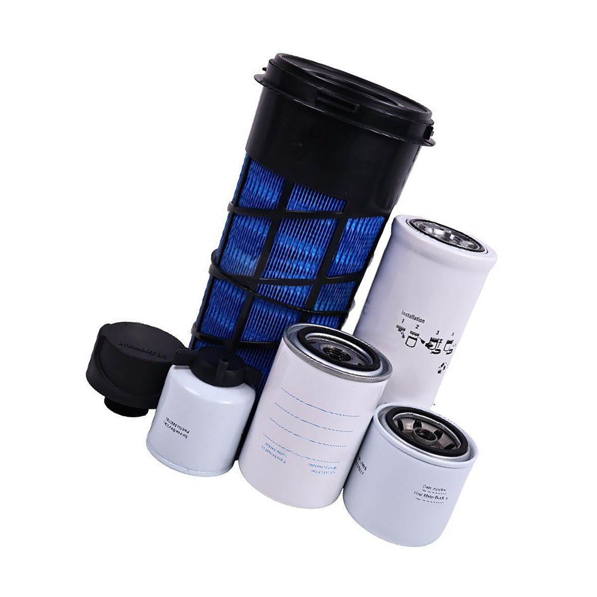 500 Hour Maintenance Filter Kit 7330956 for Bobcat Toolcat 5600 - Sinocmp