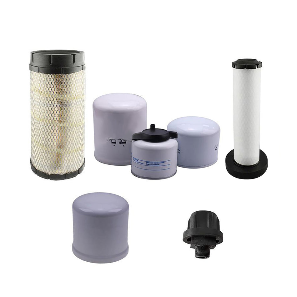500 Hour Maintenance Filter Kit 7333699 for Bobcat Loader S160 S185 S205 T180 T190 - Sinocmp