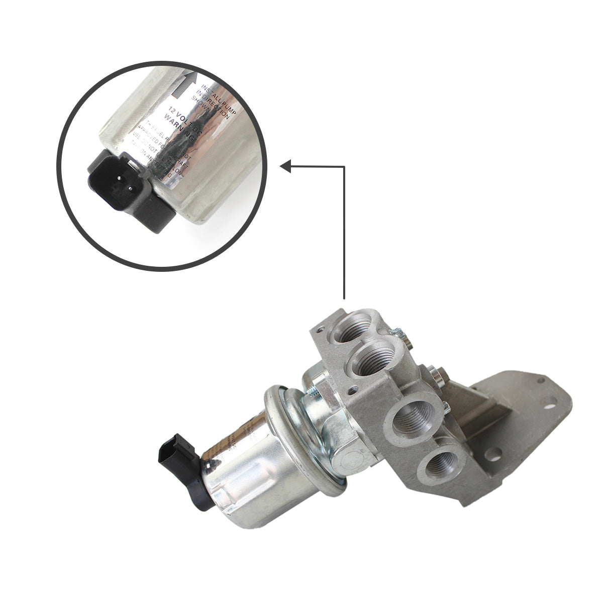 5362269 Fuel Transfer Pump 12V for Cummins 4B3.9 6C8.3 ISC8.3 - Sinocmp