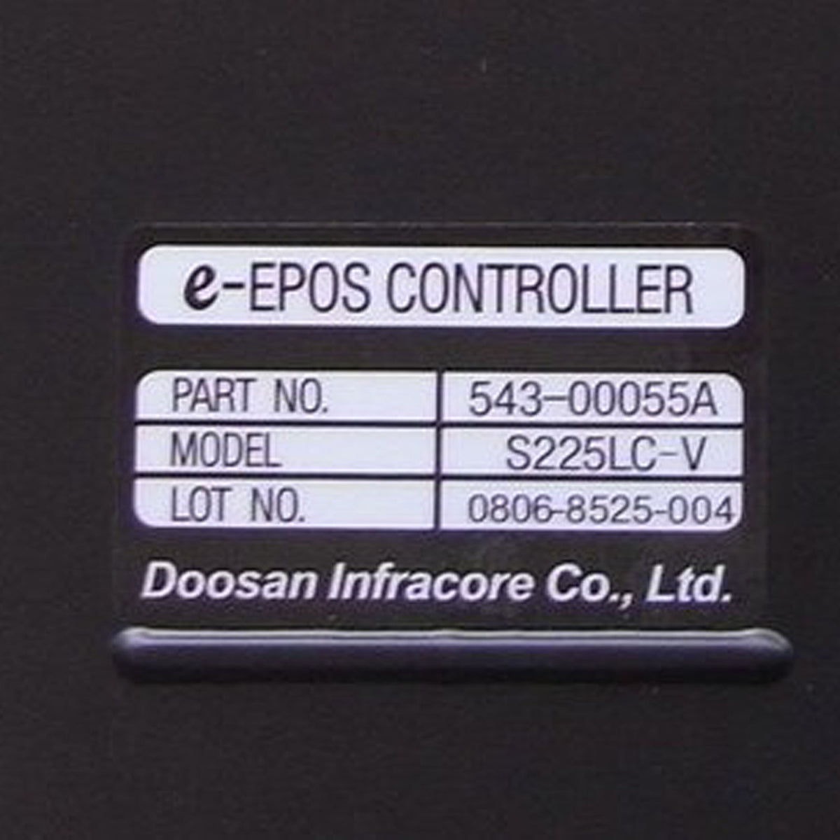 EPOS Controller 543-00055A for S225LC-V DH-7 Daewoo Doosan Excavator