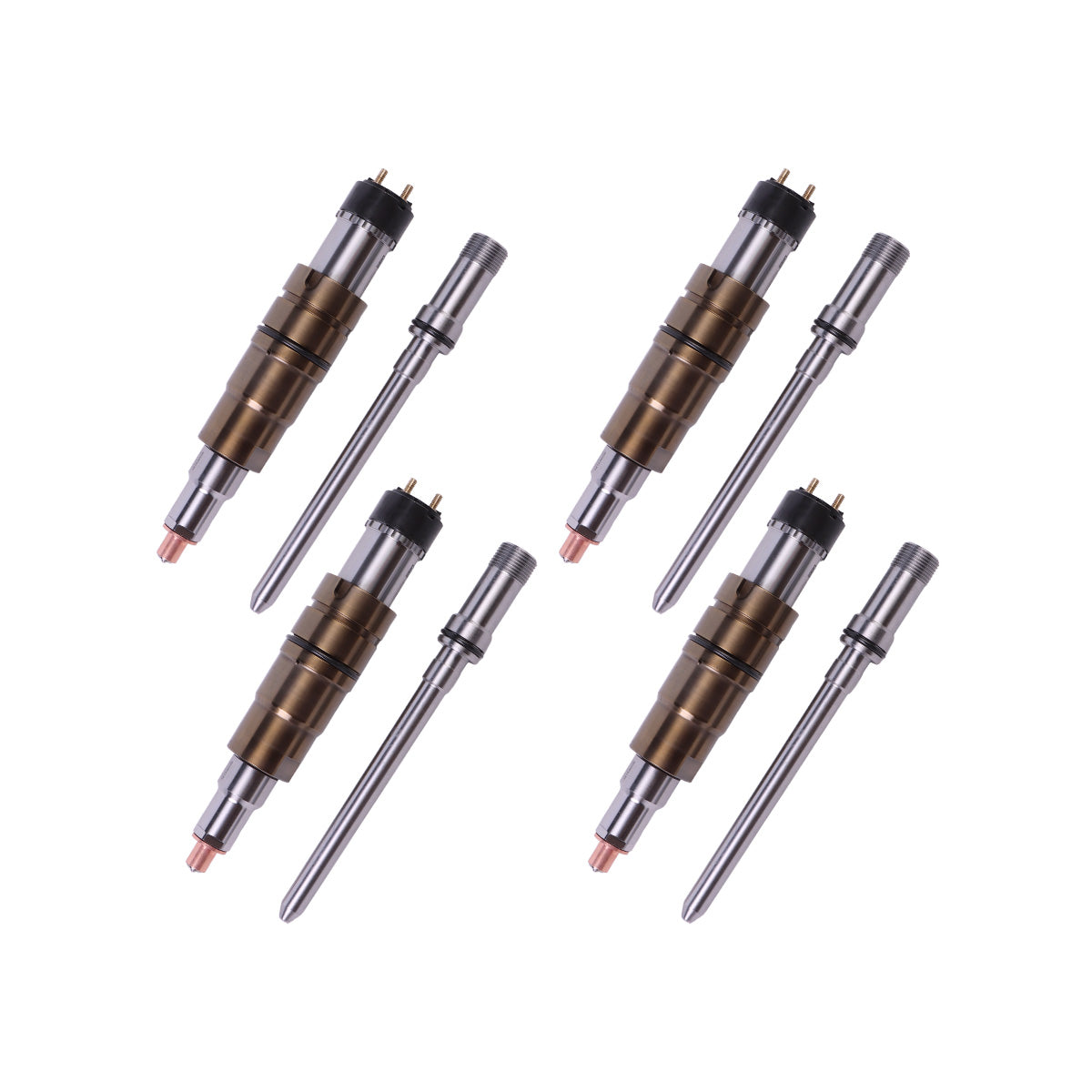 4PCS 5579417 Fuel Injector with Tube for Cummins ISX15 QSX15 Engine