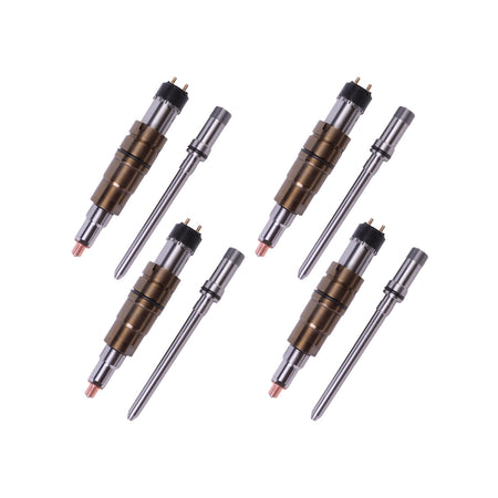 4PCS 5579417 Fuel Injector with Tube for Cummins ISX15 QSX15 Engine