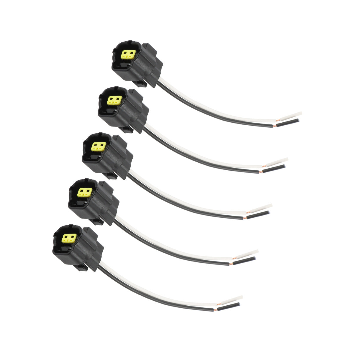 5PCS Solenoid Valve Harness Plug Connector for Kobelco