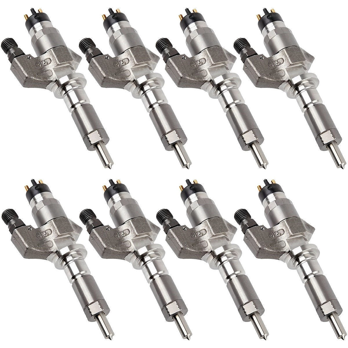 0445120008 0986435502 97208074 2001-2004 Silverado/Sierra 2500HD/3500HD 6.6L LB7 Duramax Diesel Fuel Injectors - Sinocmp