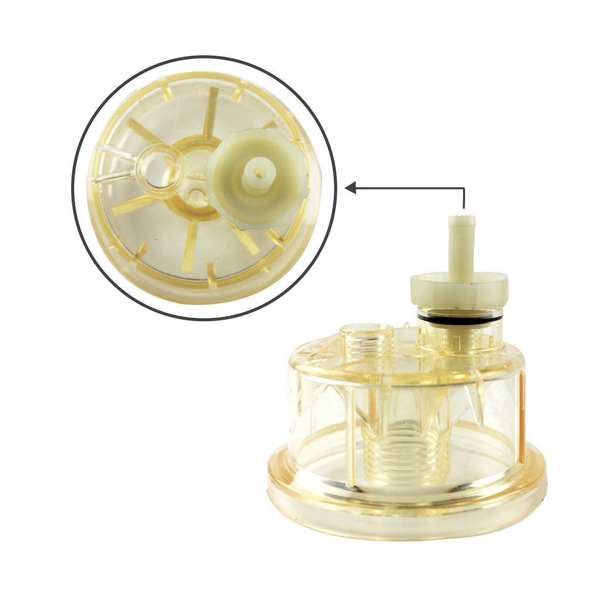 600-311-3640 Fuel Pre-Filter Bowl for Komatsu PC200-8 PC300-8 6D107 - Sinocmp