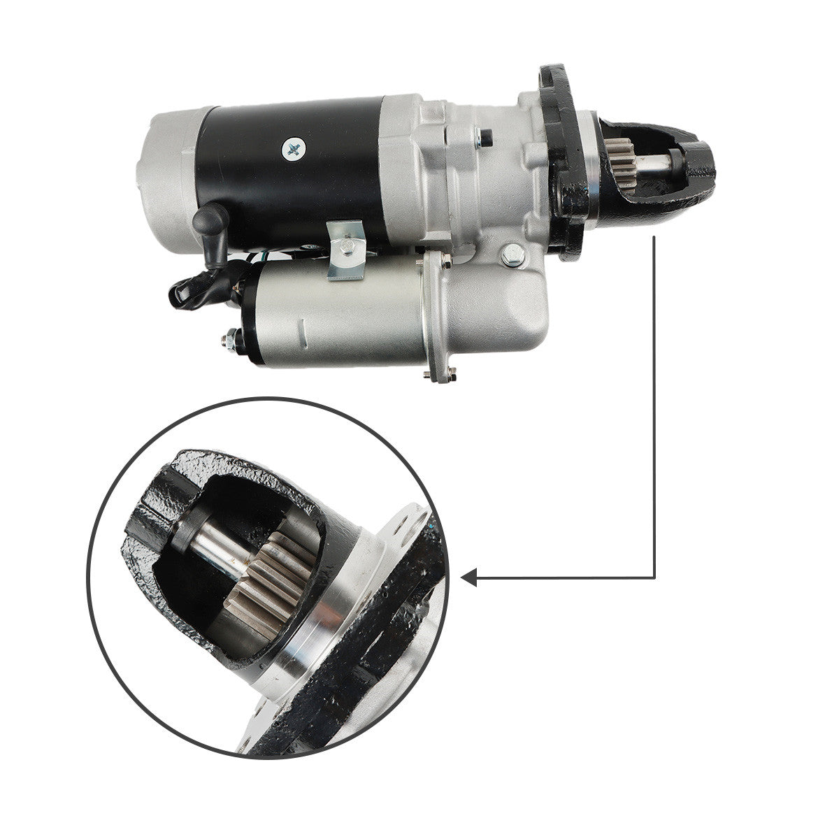 600-813-9322 6008139320 Starting Motor for Komatsu S6D125E SA6D125E SA6D140E - Sinocmp