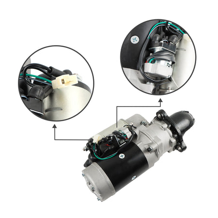 600-813-9322 6008139320 Starting Motor for Komatsu S6D125E SA6D125E SA6D140E - Sinocmp
