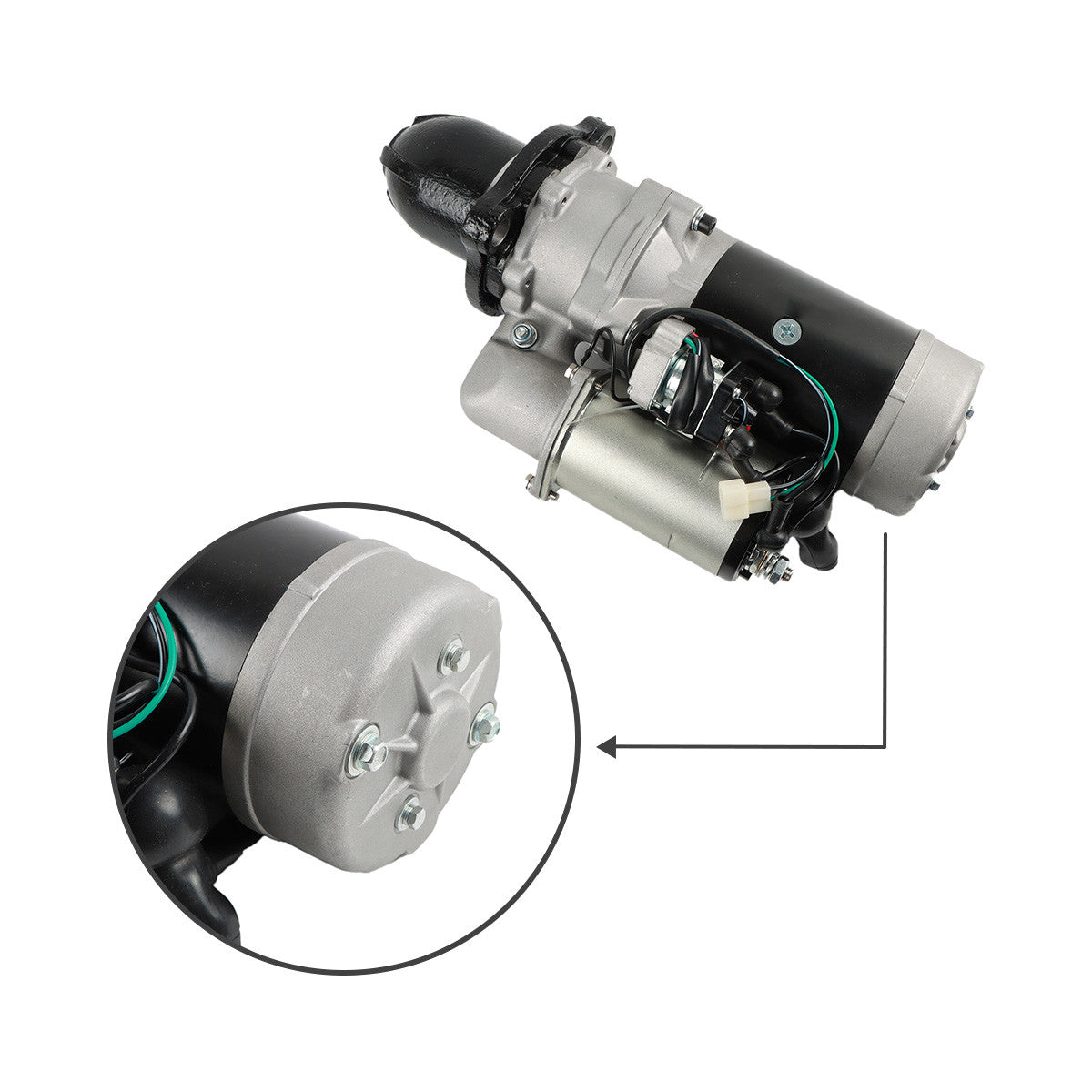 600-813-9322 6008139320 Starting Motor for Komatsu S6D125E SA6D125E SA6D140E - Sinocmp